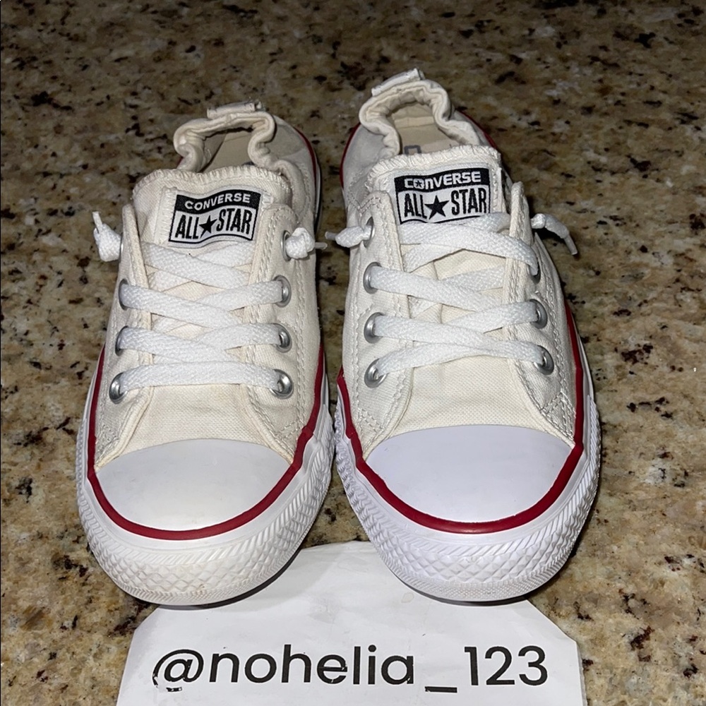 White Converse Shoreline